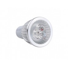 LED Spot Bulb GU10 6W 0-350LM Warm White Dimmable(AC110V,Silver)